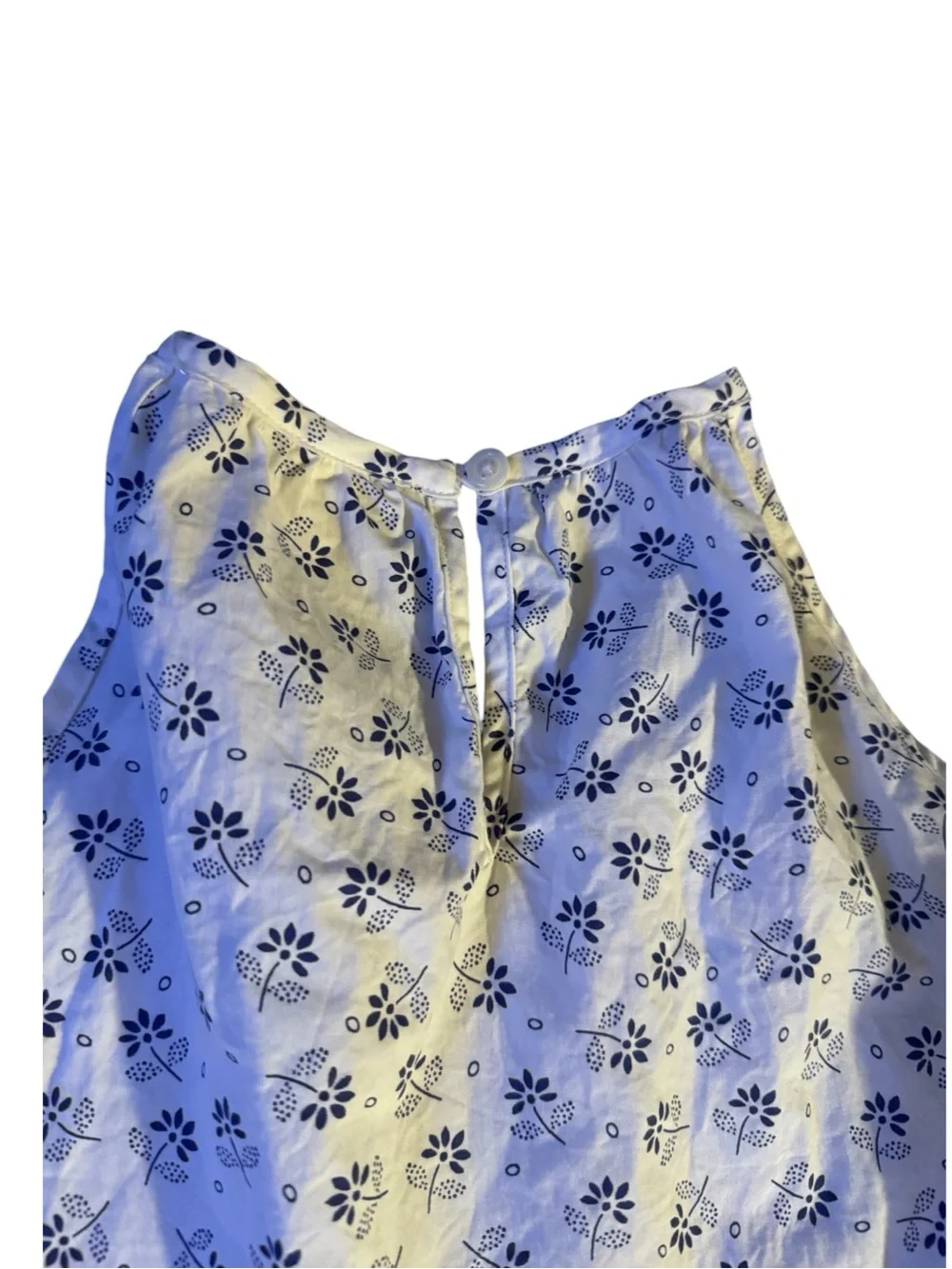 Gymboree Girls Floral Tiered Dress - Blue Skies sleeveless dress  size 12